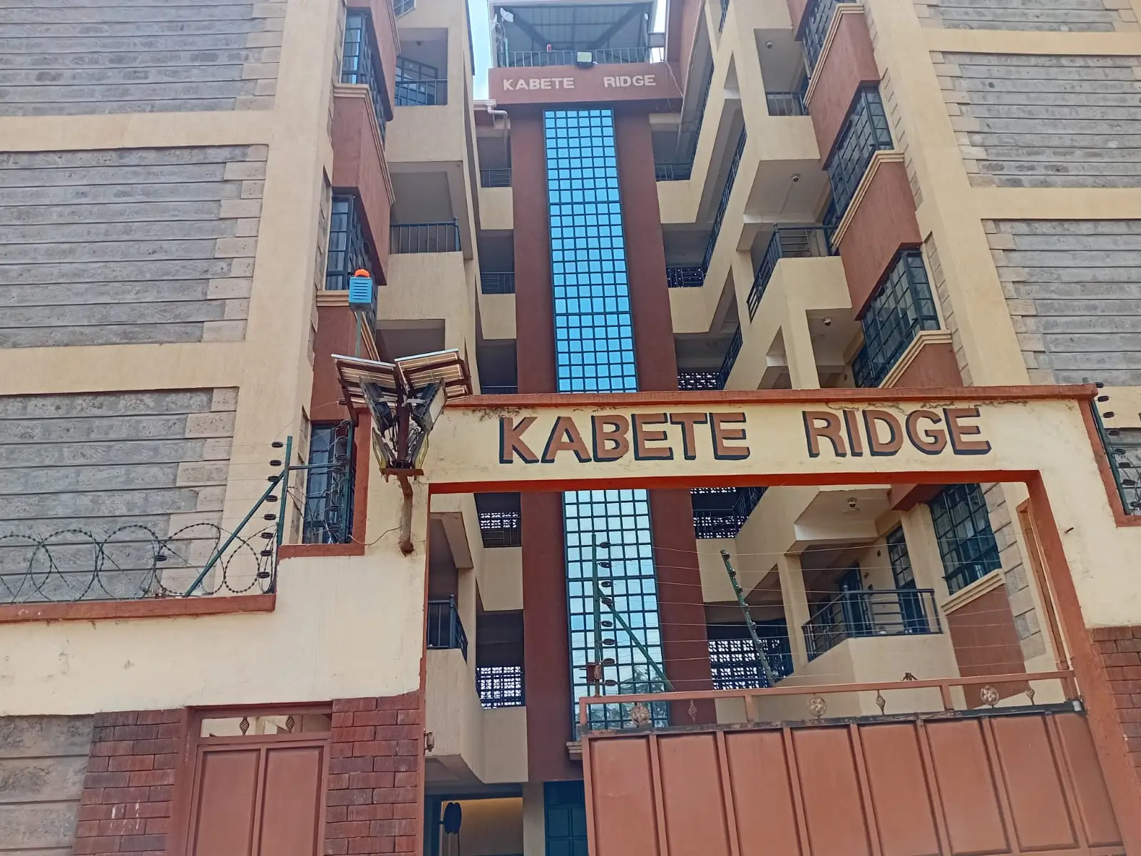 Kabete Ridge residential building facade with courtyard entrance