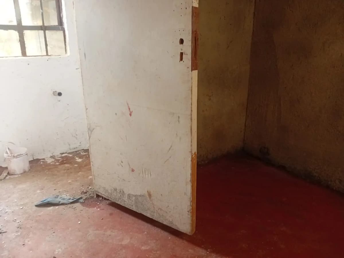 Empty room in construction or renovation phase